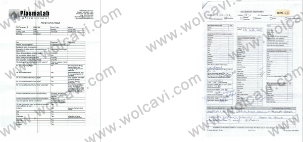 plasmalab 過(guò)敏人血清
